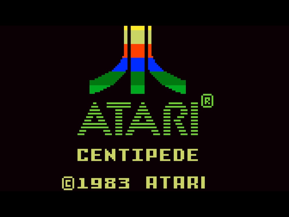 Title Screen of Centipede for Intellivision